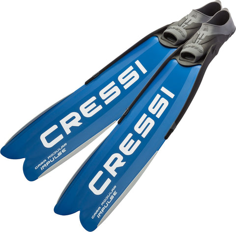 Cressi Gara Modular Impulse Fins (Blue Metal)