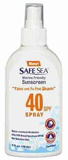 Safe Sea SPF 40 Spray 40z